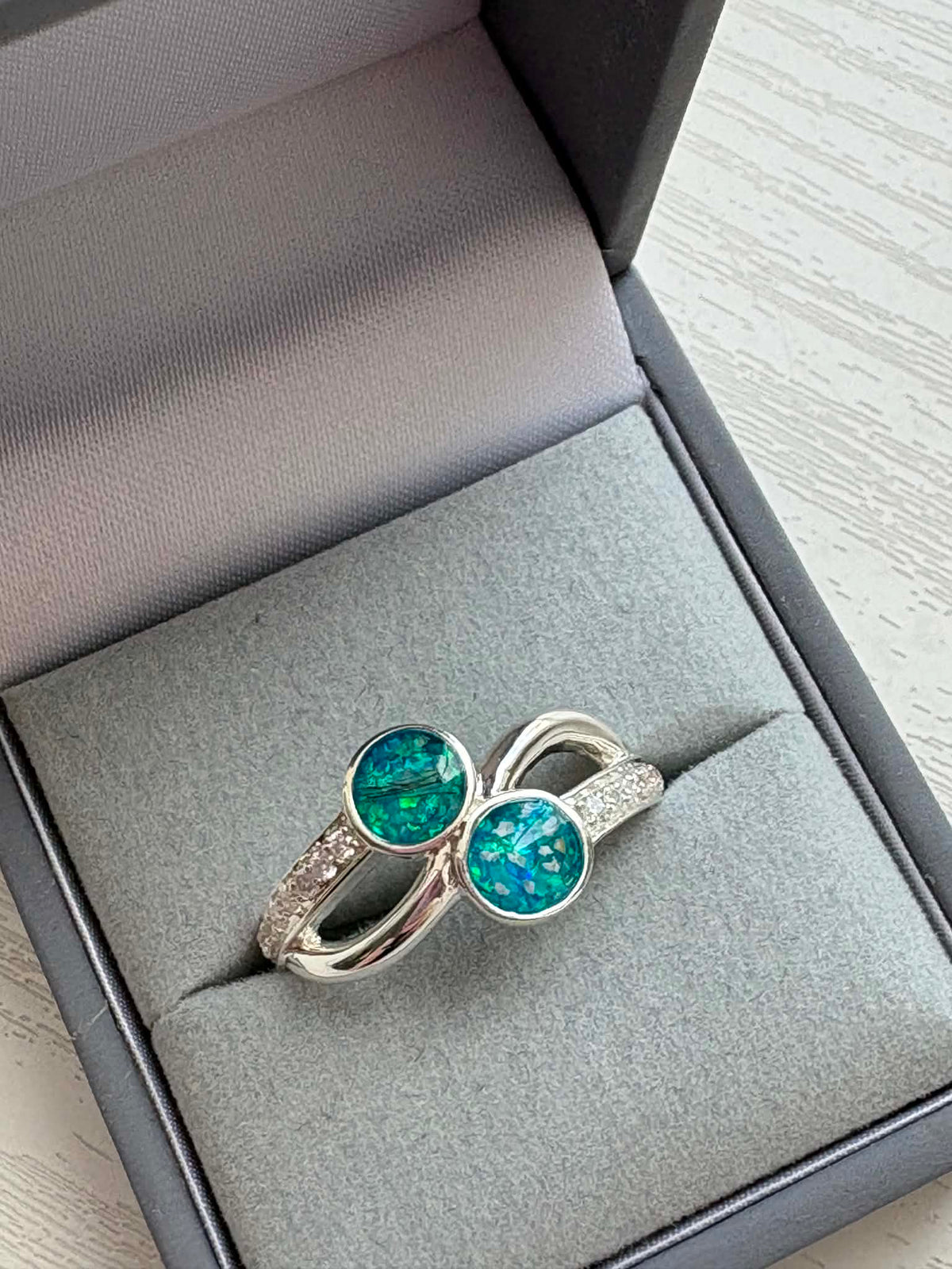 Together Forever Ring, suitable for 2 sets of inclusions