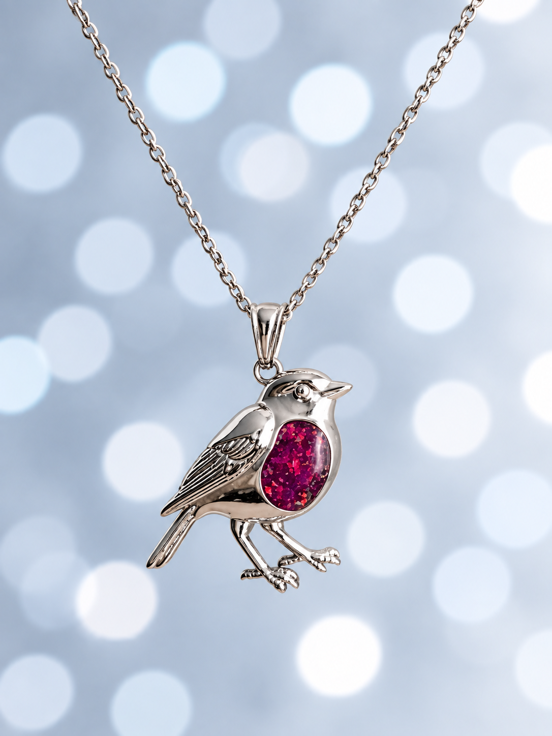 Robbie Robin Stainless Steel Pendant