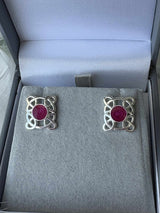 Catriona Celtic Knot Earrings handmade keepsake jewellery
