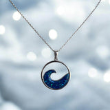 Ocean Wave Pendant handmade keepsake jewellery