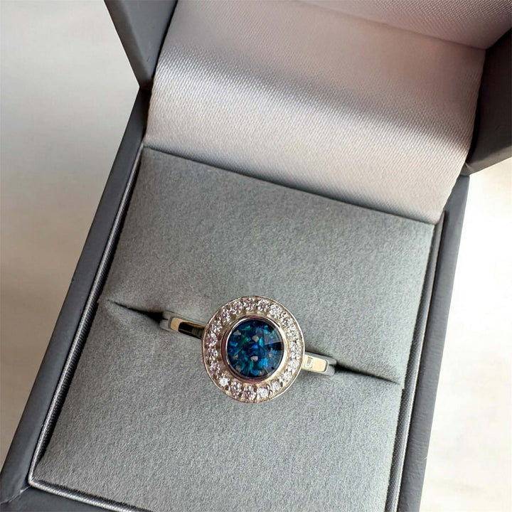 Joan's Halo Ring handmade keepsake jewellery