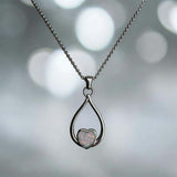 For All Eternity Stainless Steel Heart Pendant handmade keepsake jewellery