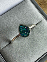 Silent Teardrop Ring handmade keepsake jewellery