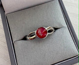 Abigail Cross Band Stainless Steel Ring handmade keepsake jewellery