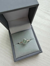 Silent Teardrop Ring handmade keepsake jewellery