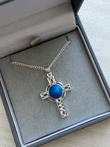 Celtic Guardian Cross Pendant handmade keepsake jewellery