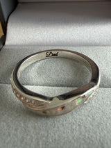 Sparkling Wishbone Ring handmade keepsake jewellery