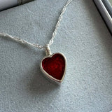 Self-fill Heart Pendant handmade keepsake jewellery