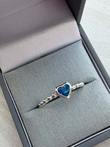 Bobble Heart Ring handmade keepsake jewellery