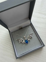 Wings of Twilight Bat Pendant handmade keepsake jewellery