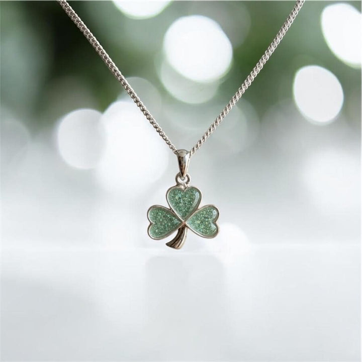 Shamrock Pendant handmade keepsake jewellery