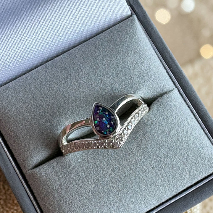 Penelopi Pear Ring handmade keepsake jewellery