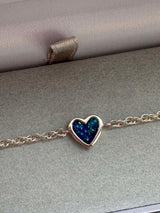 Mini Bubble Heart Bracelet handmade keepsake jewellery