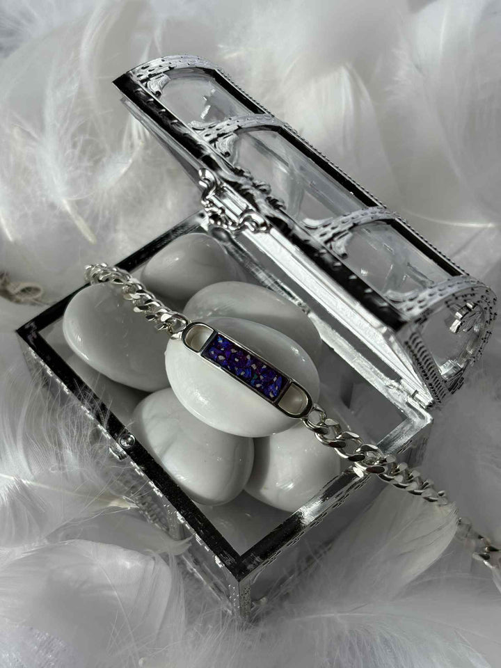 Mens Solid Silver Chunky Curb Bracelet (Engraveable) handmade keepsake jewellery