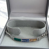 Mens Lightweight Stainless Steel My Beloved Bracelet handmade keepsake jewellery