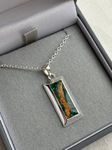 Mens Heritage Bar Pendant handmade keepsake jewellery