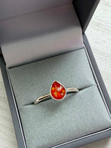 Silent Teardrop Ring handmade keepsake jewellery