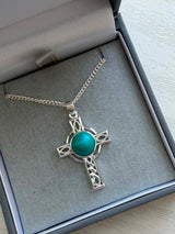 Celtic Guardian Cross Pendant handmade keepsake jewellery