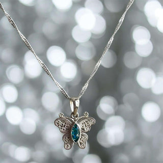 Filigree Butterfly Pendant