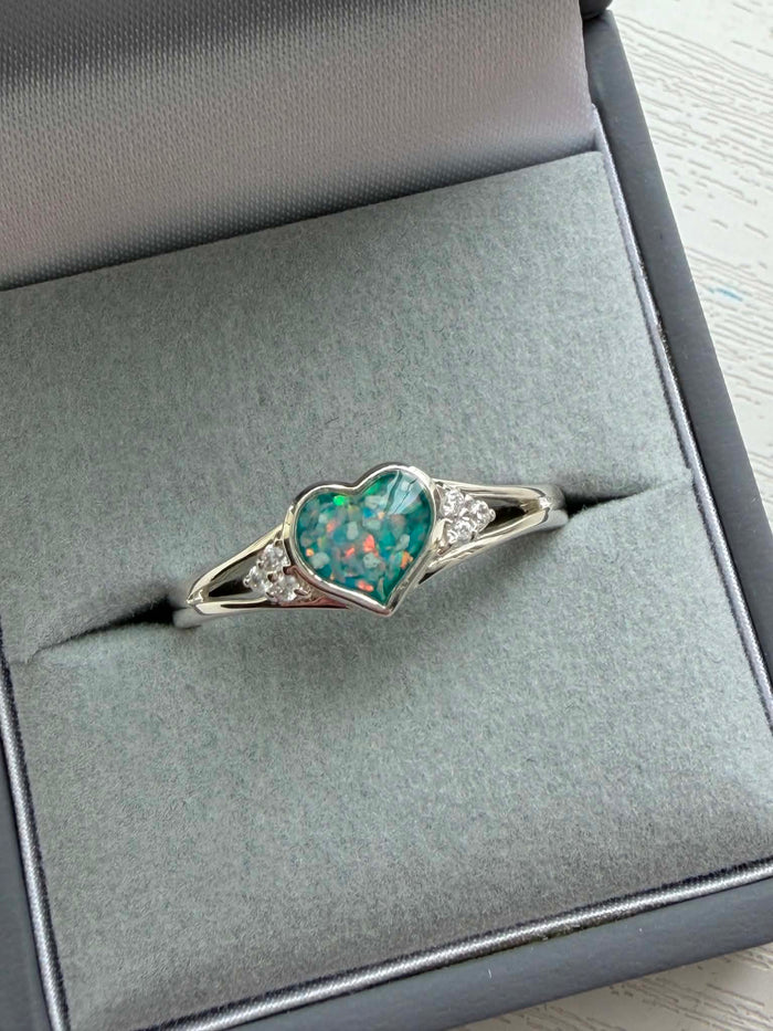 Helena Heart Ring handmade keepsake jewellery