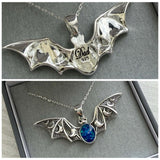 Wings of Twilight Bat Pendant handmade keepsake jewellery