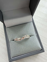Sparkling Wishbone Ring handmade keepsake jewellery