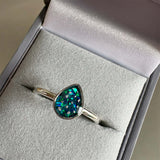 Silent Teardrop Ring handmade keepsake jewellery