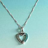 Heart For Two Pendant, suitable for 2 sets of . handmade keepsake jewellery