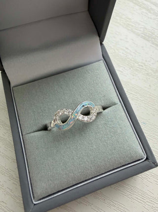 Beside Me Always Infinity Ring