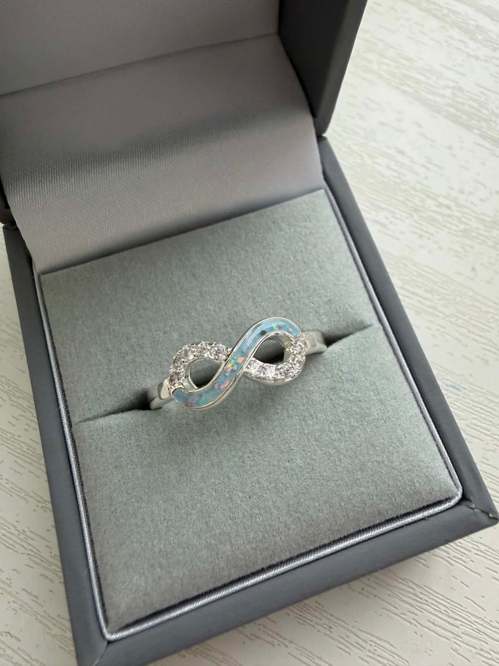 Beside Me Always Infinity Ring handmade keepsake jewellery