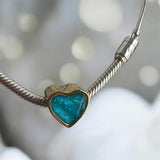Sweet Keepsake Heart Charm 18ct Gold PVD handmade keepsake jewellery