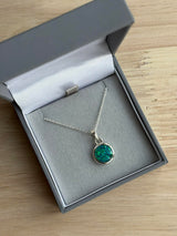 Forever Circle Silver Pendant handmade keepsake jewellery