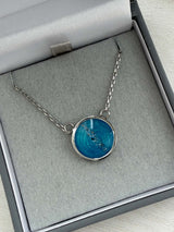 My Beloved Stainless Steel Circular Pendant handmade keepsake jewellery