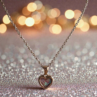 Sweet Memories Heart Pendant 18ct Rose Gold PVD