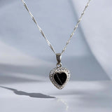 Sparkling Heart Pendant handmade keepsake jewellery
