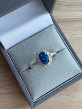 Oval CZ Maria Ring handmade keepsake jewellery