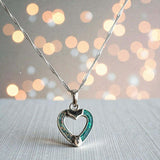 Heart For Two Pendant, suitable for 2 sets of . handmade keepsake jewellery