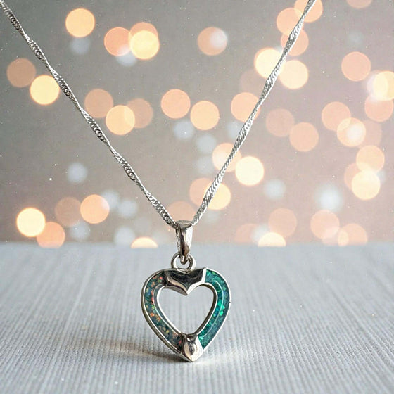 Heart For Two Pendant, suitable for 2 sets of inclusions