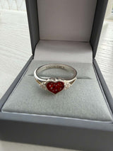 Helena Heart Ring handmade keepsake jewellery