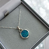 Forever Circle Silver Pendant handmade keepsake jewellery