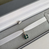 Sparkling Dangling Clover Charm handmade keepsake jewellery
