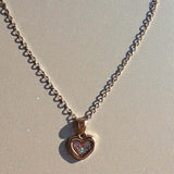 Sweet Keepsake Heart Pendant 18ct Rose Gold PVD handmade keepsake jewellery