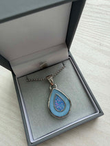 The Biggest Teardrop Pendant - Stainless Steel handmade keepsake jewellery