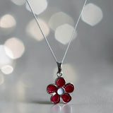 Forget-me-not Pendant handmade keepsake jewellery