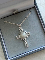 Celtic Guardian Cross Pendant handmade keepsake jewellery
