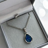 Sweet Keepsake Teardrop Pendant Stainless Steel handmade keepsake jewellery