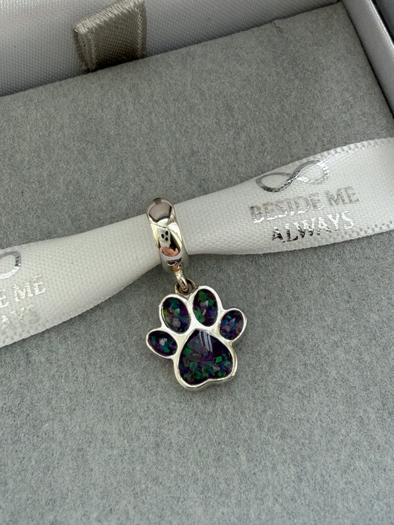 Dangling Pawprint Charm