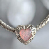 Feather Heart Charm handmade keepsake jewellery
