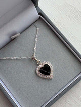 Sparkling Heart Pendant handmade keepsake jewellery
