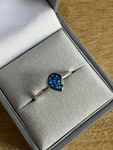 Silent Teardrop Ring handmade keepsake jewellery